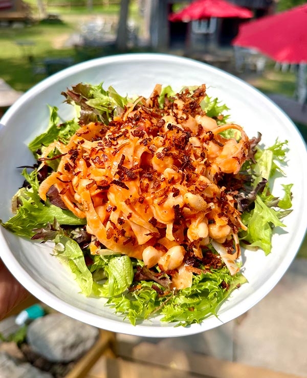 summery salad in a bowl